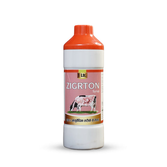 Zigrton Syrup – Ayurvedic Digestive Support for Cattle